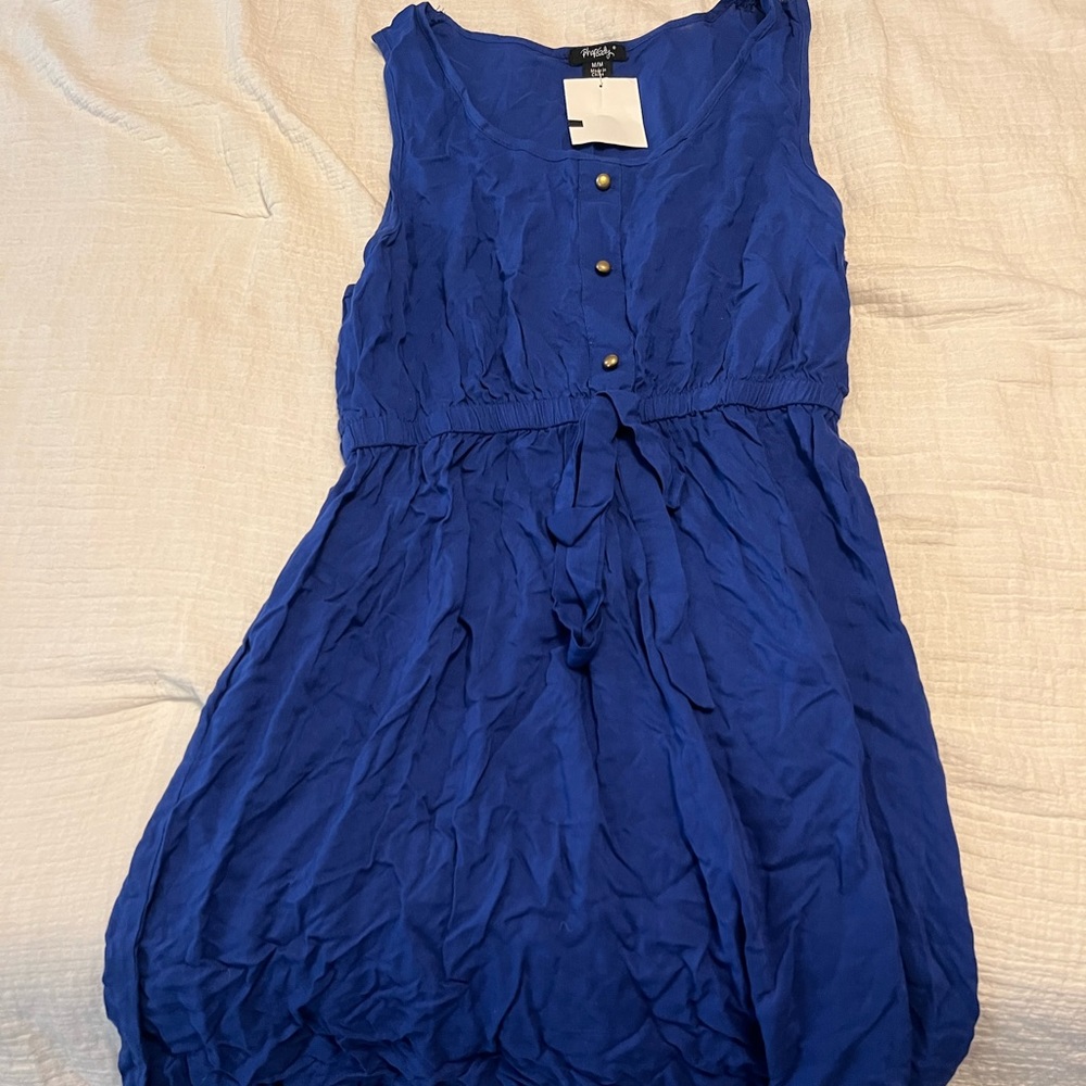 Blue mini dress size medium